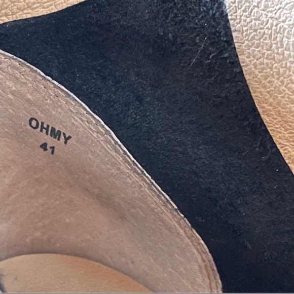 Silent D OHMY Modern Platform Wedge Bootie Sneaker Antique Gold Honeycomb Sz 41 - Picture 10 of 13